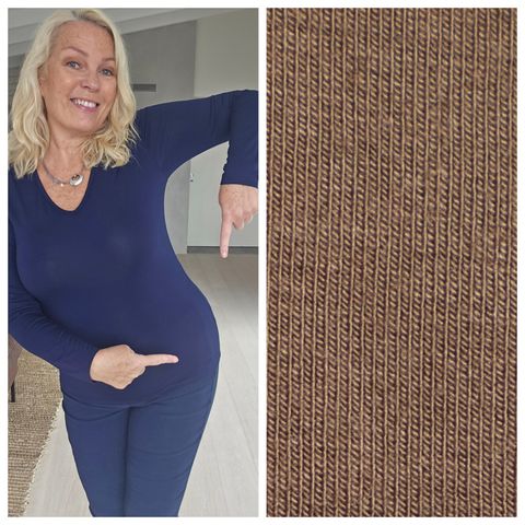 Hovedbilde Secret Long Sleeve – V-neck - taupe beige - ...
