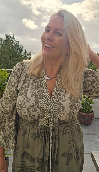 GABRIELLA DRESS –  dusty olive (116 )