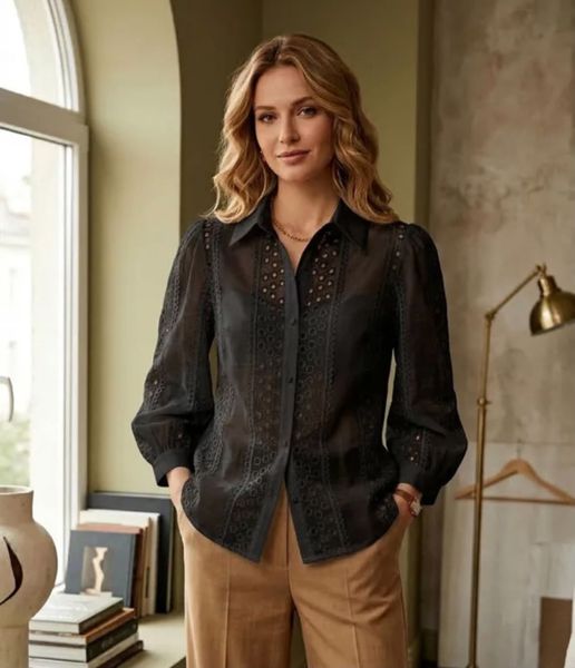 Daisy Blouse (9617-3405) - Black - ca.25 august levering