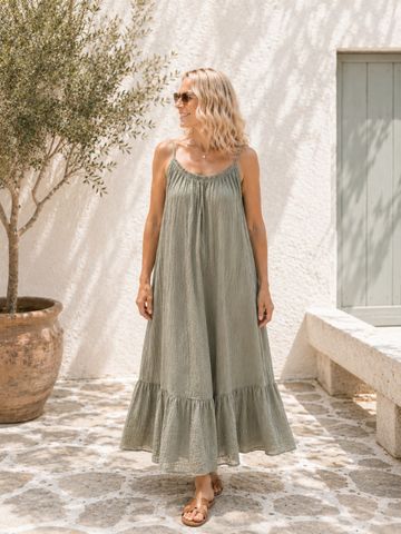 Hovedbilde SOL&Eacute;A STRAP DRESS ( xdj26157 ) - kaki