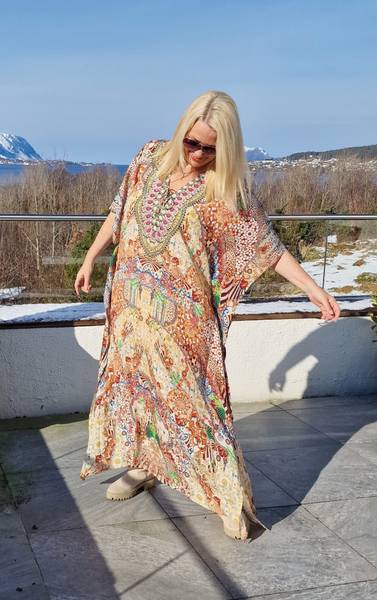 KAFTAN SIMONE - VALERY VAIN - Tamariu - 1 stk xs