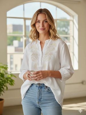 Hovedbilde MADELEN BLOUSE (9761-3397 ) - White - 