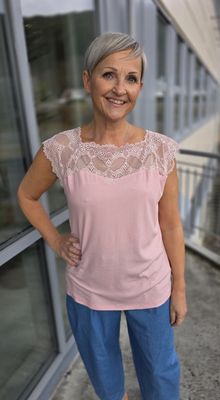 Hovedbilde FEMME LACE TOP (BSQ6290)&nbsp;- white