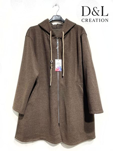 OLINE HOODED JACKET&nbsp;(ns9833) - chocolat