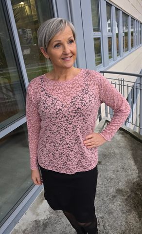 Hovedbilde YLVA LACE TOP ( dl007 ) - pink