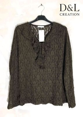 Hovedbilde ENYA LACE BLOUSE ( bsq6519 ) - chocolat - ...