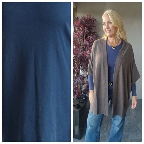 Hovedbilde Cardigan Extra Wide (8018) - one size - petrol ...