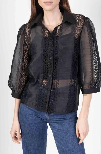 Daisy Blouse (9617-3405) - Black - ca.25 august levering