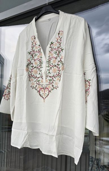 SORIN BLOUSE – WHITE & RED