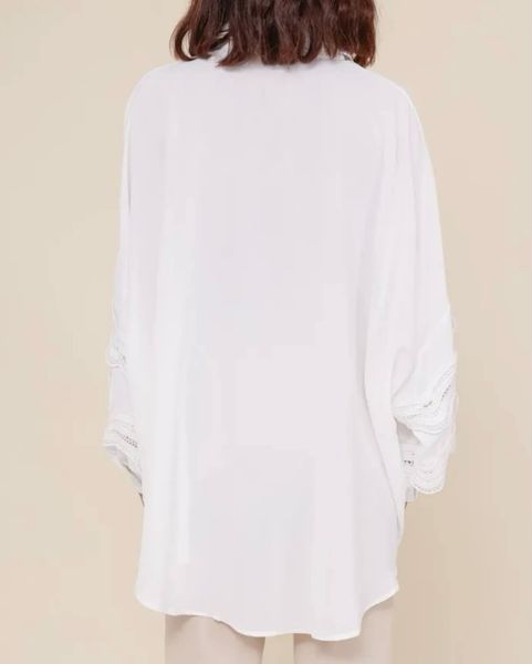 Saga Blouse ( 8585-3205) - White - ca.25 august levering