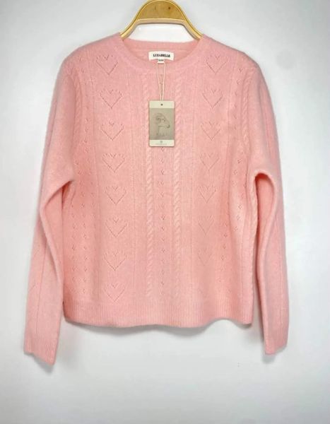 ROSALYN WOOL SWEATER  (1188-2008) - Baby Pink - ca. 25 august levering