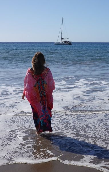 Positano Kaftan – Pink Mosaic 