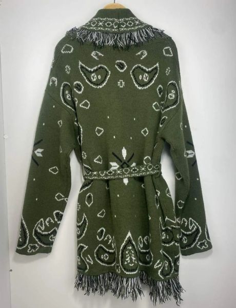 TUVA CARDIGAN ( lu2532-2021 ) - armygreen - levering ca.16 okt