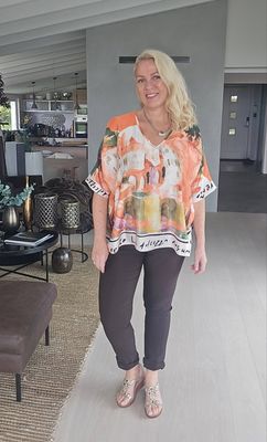 Hovedbilde FIORA BLOUSE&nbsp;(sh26511 )&nbsp;- orange