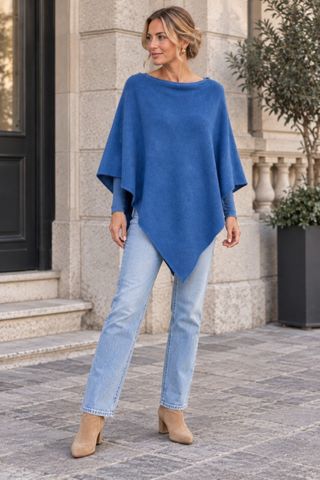 Hovedbilde MAELLE PONCHO (hj13715) - jeans blue