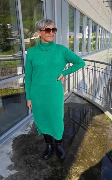 MIRA KNIT DRESS - Green - (6001-2012) 