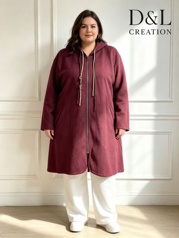 Hovedbilde OLINE HOODED JACKET&nbsp;(ns9833) - burgundy