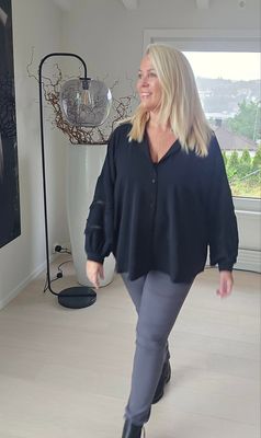 Hovedbilde ALINE PANTS - grey - levering ca. 20 september