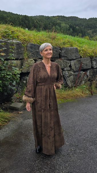 GABRIELLA DRESS –  brown - levering ca.15 oktober