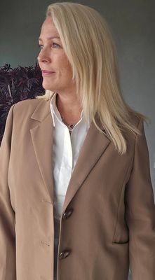 Hovedbilde AVA LONG BLAZER - camel - ca.10 oktober