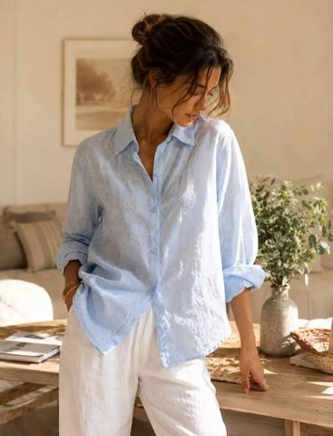 Hovedbilde LENI BLOUSE ( lu9801-2022 )- light blue
