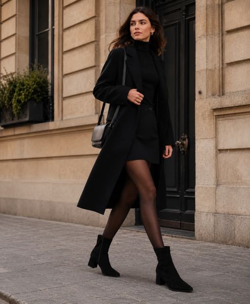 ELIA SUEDE BOOTS (A25788-3) - Black