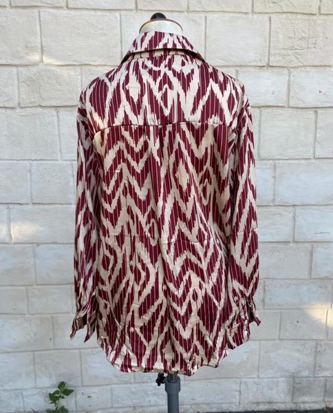 ZELIA BLOUSE (880-1) - Bordeaux - ca 25. august levering