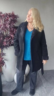 Hovedbilde Sienna Coat – By Sorthe - black