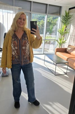 Hovedbilde MIRA CARDIGAN - gul 