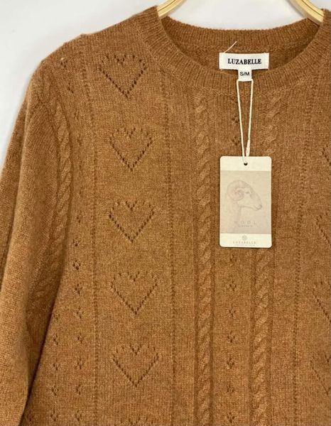 ROSALYN WOOL SWEATER  (1188-2008) - Camel - ca. 25 august levering