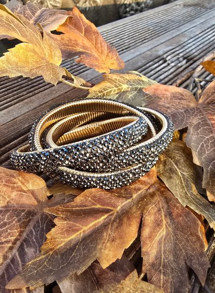 Trinity Bracelet – Tre-i-ett armb&aring;nd (219) - m&oslash;rkegr&aring;