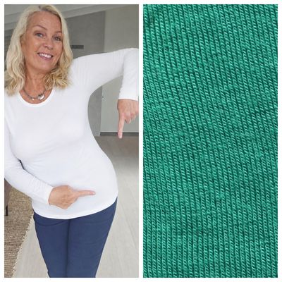 Hovedbilde Secret Long Sleeve – Round Neck - emerald ...