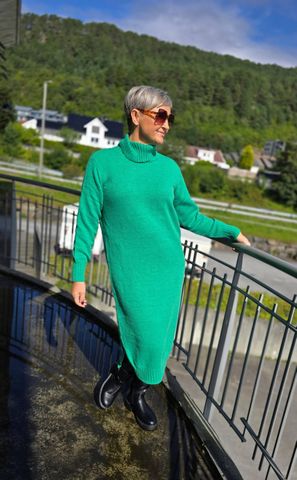 Hovedbilde MIRA KNIT DRESS - Green - (6001-2012) 