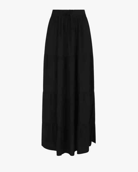 BELLE MAXI SKIRT (RF173) - Black - ca 25. august levering